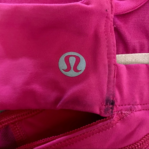 Lululemon Tank with Bra, Size 2, Hot Pink - Picture 3 of 3